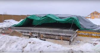 Тент строительный из Тарпаулина 180гр